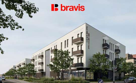 Pronájem obchodních prostor v projektu EAST GATE. Brno Slatina. Jednotka o 667 m2