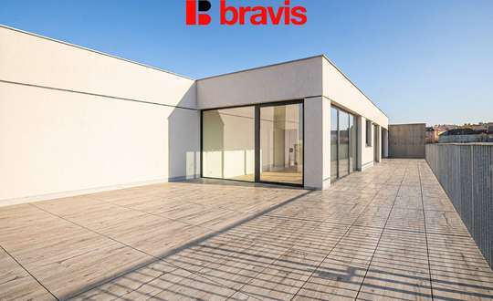 Sublease of a 3+kk apartment, Brno - Zábrdovice, Auerswaldova Street, new building, terrace, garage space, first tenant