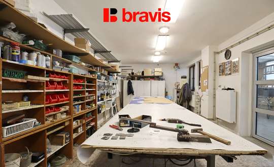 Pronájem skladovacího a výrobního prostoru, Brno - Dolní Heršpice, ul.Havránkova, parkování na vlastním pozemku