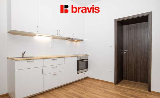 Pronájem bytu 2+kk, Brno - Zábrdovice, ul. Francouzská, výtah, po kompletní rekonstrukci