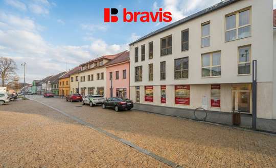 Sale of modern commercial space in a low-energy building – Rousínov, Sušilovo náměstí, new building