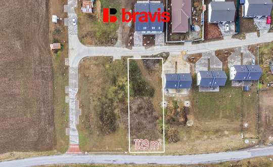 Prodej stavebního pozemku 1 129 m², Ivančice - Hrubšice