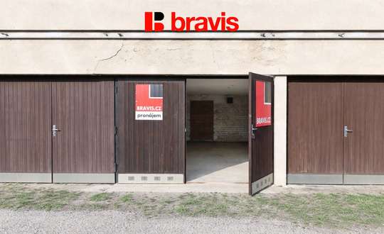 Pronájem garáže, Brno – Stránice, ul. Bohuslava Martinů, 18 m2