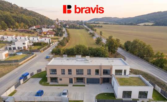 Prodej nebytového prostoru o dispozici 1+ kk, 41,3m², v moderní novostavbě polyfunkčního domu, Lipůvka u Brna, parkovací stání v ceně