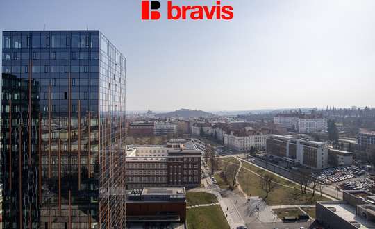 Rent of representative office space, Brno - Veveří, Šumavská street, parking