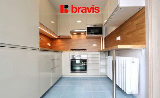 Pronájem bytu 3+1, Brno - Černá Pole, ul. Bieblova, lodžie, po rekonstrukci