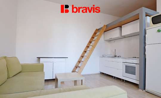 Pronájem bytu 1+kk, Brno - střed, ulice Štěpánská, zařízený, sklep