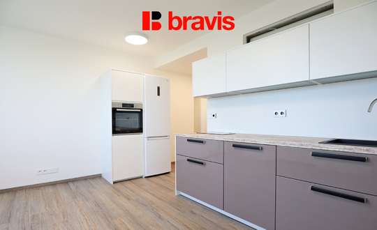 Pronájem bytu 2,5+kk, Brno - Horní Heršpice, ul. Jižní, novostavba, balkon, šatna, možnost parkování