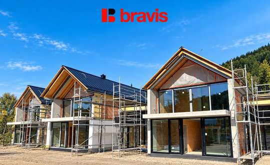 Prodej moderního bytu 2+kk se zahradou 325 m² v srdci Beskyd – Ostravice, projekt FOX ROX, parkování, sklad