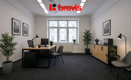 Pronájem kancelářských prostor, ul. Bezručova, Brno - Staré Brno, zrekonstruované, výtah