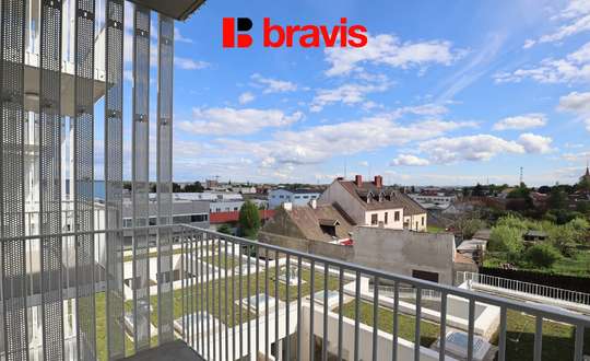 Pronájem bytu 1+kk, ulice Řepova, parkovací stání, balkon, sklep, novostavba - výhoda prvního nájemníka