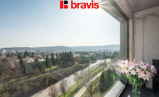 New 1+kk, Brno – Královopolská: Fully furnished, with gym and wifi