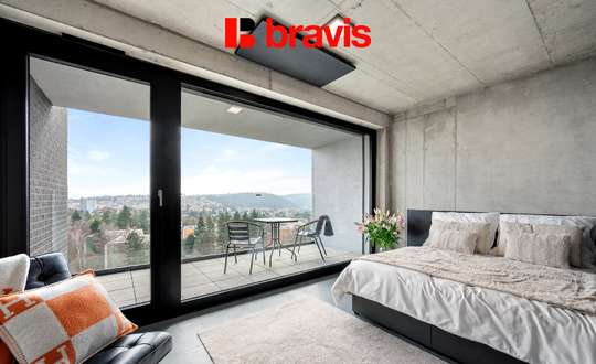 Pronájem 1+kk, Královopolská, Brno: All-in vybavení, wifi, garáž, gym