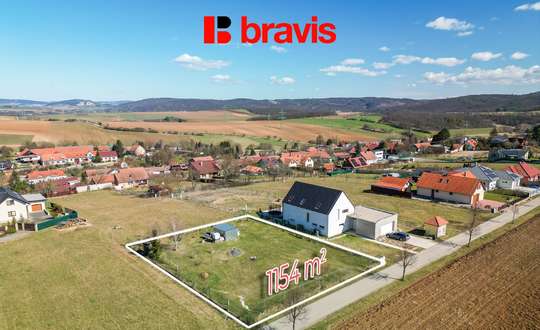 Prodej stavebního pozemku 1 154 m², Hvozdec u Veverské Bítýšky