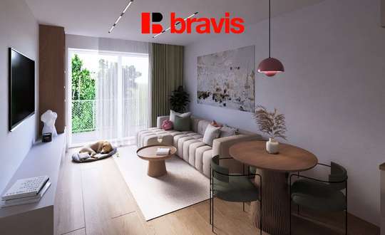 Prodej bytu 1+kk, Blansko nový bytový dům Zborovce, balkon