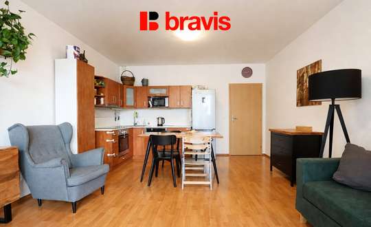 Pronájem bytu 3+kk, ul. Sedláčkova, Brno - Líšeň, terasa, sklep, garážové stání