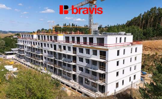 Prodej bytu 1+kk, Blansko - nový bytový dům Zborovce, balkon, investiční příležitost