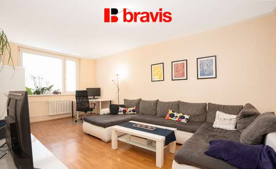 Pronájem bytu 3+1, Brno - Medlánky, ul. Podpěrova, částečně zařízený, balkon