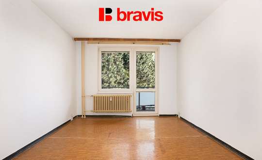 Prodej bytu 2+1 se šatnou  47,82 m² a dvěma balkony, Brno – ulice Záhumenice