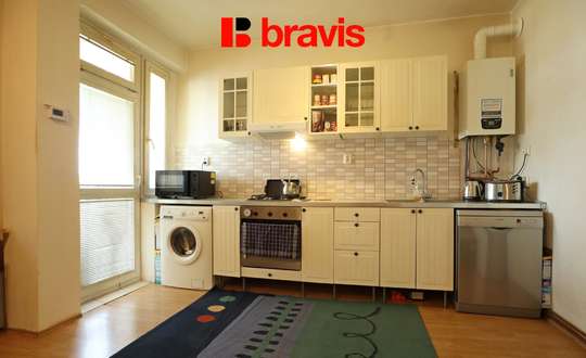 Pronájem bytu 2+kk, ul. Vnitřní, Brno - Ponava, balkon