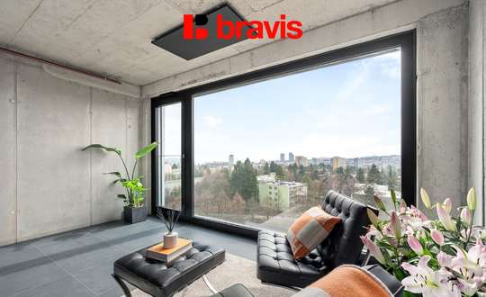 Pronájem 2+kk, Královopolská, Brno: All-in vybavení, wifi, gym, garážové stání