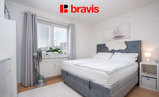 Prodej bytu 2+kk, Brno - Bohunice, ulice Čeňka Růžičky, balkon, garážové stání, sklep