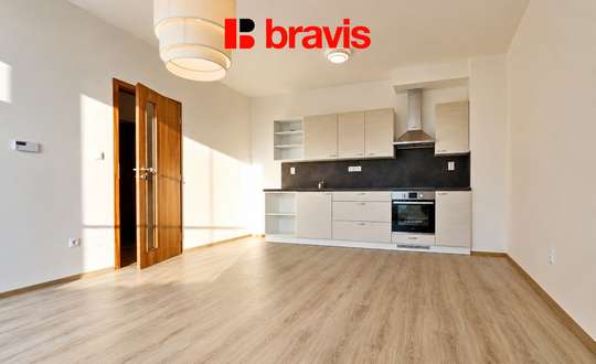 Sublease of a 2+kk apartment in a new building, Rumiště residence, Brno - center, balcony, garage parking available
