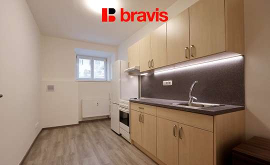 Pronájem bytu 1+1, Brno - střed, ul. Mezírka, částečně zařízený