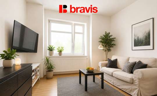 Pronájem bytu 1+1, Brno - Černovice, ulice Charbulova