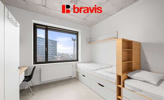 Pronájem moderního zařízeného 1+kk 24 m², Brno - Trnitá, Dornych, BEZ PROVIZE