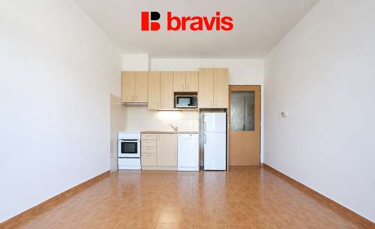 Pronájem bytu 2+kk, Brno - Medlánky, ulice Hrázka, lodžie, sklep, klidná lokalita
