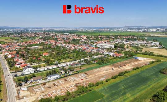 Prodej bytu 2+kk 44,7 m2 (A2.8)v novém projektu Špica bydlení, Brno - Tuřany, sklep, terasa, parkování.