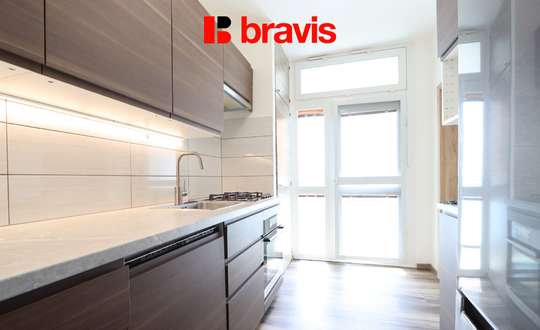 Pronájem bytu 3+1, Brno - Lesná, Haškova ulice, balkon, sklep