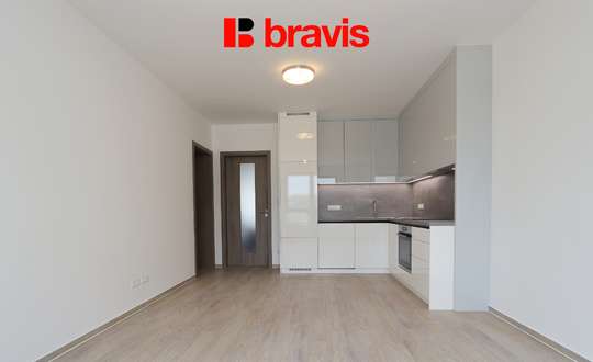 Pronájem bytu 2+kk, Kuřim u Brna, balkon, šatna, sklep, parkování, novostavba