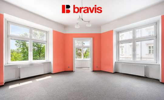 Prodej bytu 3+1 118 m², Brno - Ponava, Výjimečné bydlení naproti Lužánkám