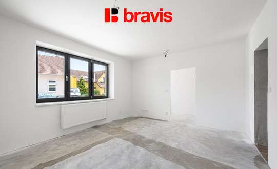 Prodej novostavby moderního bytu 1+kk, 35 m², Brno - Černovice, sklep, parkování