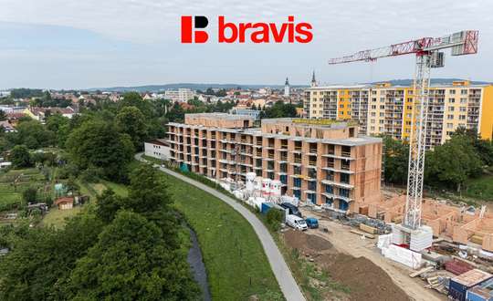 Prodej prostorného bytu 3+kk s balkonem a sklepem v novém projektu Rezidence Haná, Vyškov