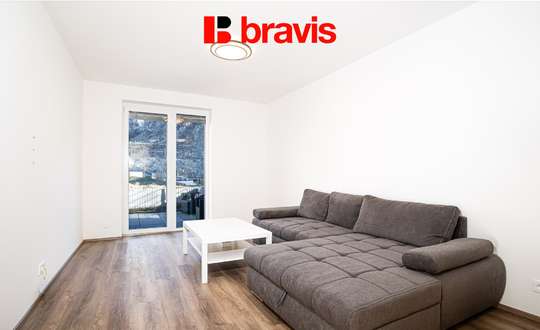 Pronájem ateliéru 2+kk, rezidence Diorit, Brno - Komín, garážové stání, zahrádka, novostavba