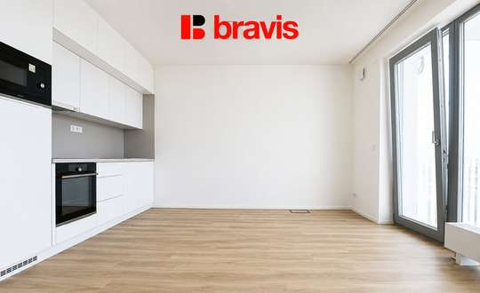 Pronájem bytu 1+kk, ulice Řepova, parkovací stání, balkon, sklep, novostavba - výhoda prvního nájemníka