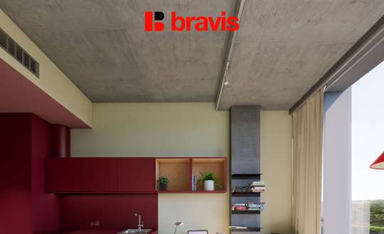 Rent of a new building 1+kk, Brno - Trnitá, Dornych street, internet included, fully equipped