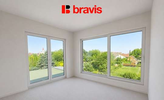 Prodej nadstandardního bytu 2+kk, 49,3 m², s balkonem a sklepem, Horní Heršpice, možnost parkování