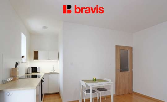 Pronájem bytu 1+kk, Brno - Zábrdovice, ulice Cejl, kompletně zařízený, klidná lokalita ve vnitrobloku, balkon, sklep