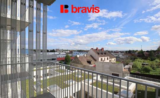 Pronájem bytu 1+kk, ul. Řepova, parkovací stání, balkon, sklep, novostavba - výhoda prvního nájemníka
