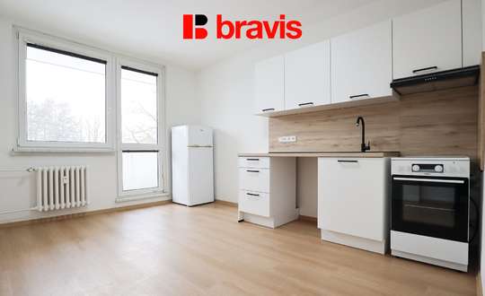 Pronájem bytu 1+1, Brno - Žabovřesky, ul. Voroněžská, lodžie