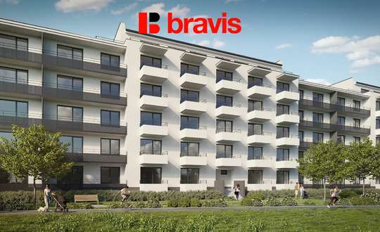 Prodej bytu 3+kk s balkonem a sklepem v novém projektu Rezidence Haná, Vyškov