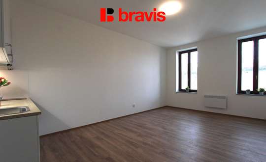 Pronájem bytu 1+kk, Brno - Zábrdovice, ul. Francouzská, výtah, parkování