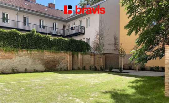Pronájem bytu 1+kk, Brno - Zábrdovice, ul. Francouzská, výtah, parkování