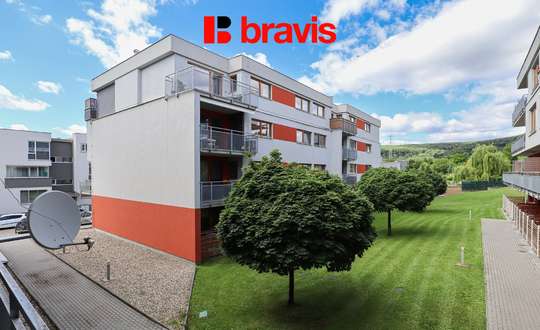 2+kk apartment for rent in a new building, Brno - Ivanovice, Jezerůvky street, terrace