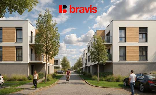 Prodej moderní, nízkoenergetické novostavby, byt 3+kk, 66,9m², Tuřany, terasa, možnost sklepa a parkování