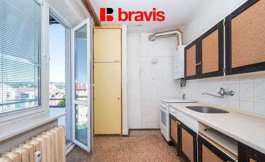 Prodej bytu 2+1, Brno - Královo Pole, OV, balkon, žádaná lokalita, ulice Pešinova